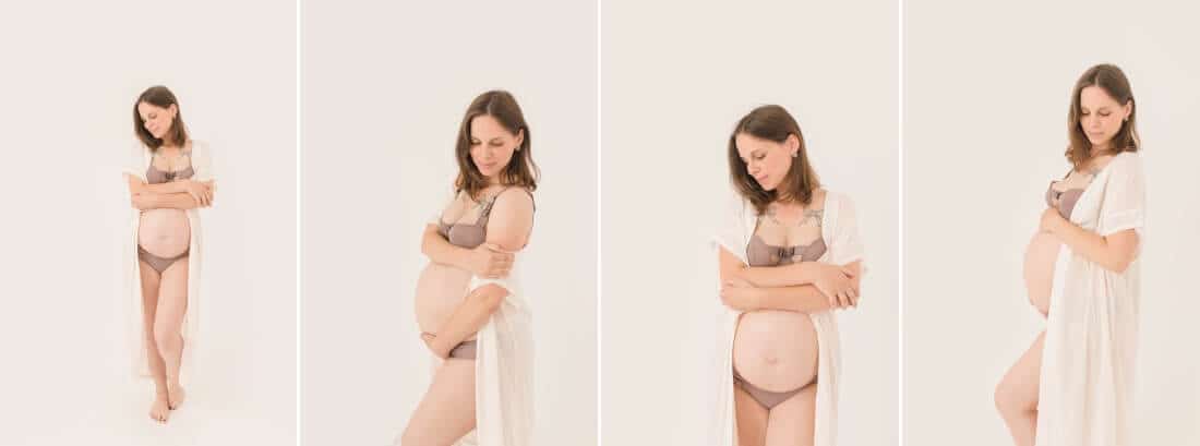 Photos de maternité - photographe grossesse en studio à tours- Entre Nous Photographie