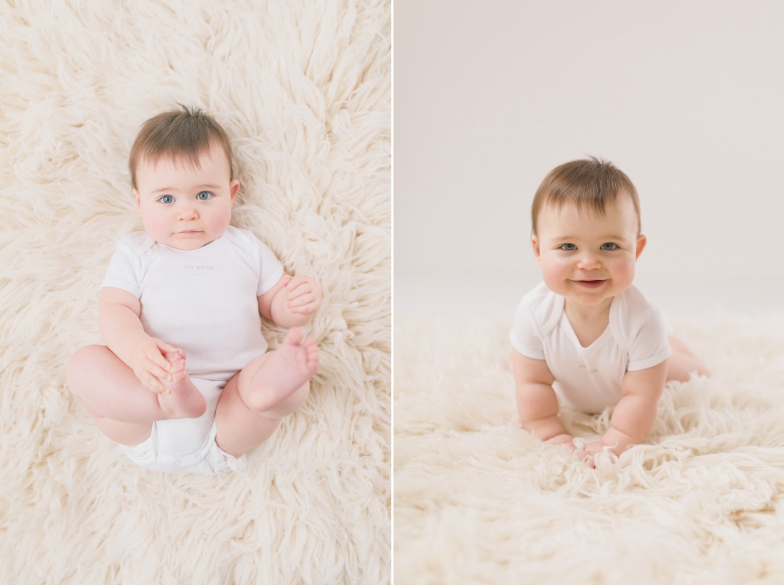 Séance photo bébé jumelles - Photographe bébé studio tours